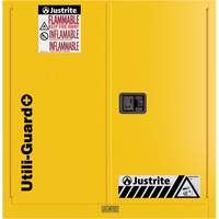 Armoire de s&eacute;curit&eacute; pour produits inflammables Utili-Guard+, 30 gal., 1 Porte(s), 43" La x 44" h x 22" p TGS INDUSTRIEL