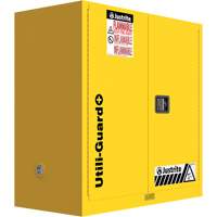 Armoire de s&eacute;curit&eacute; pour produits inflammables Utili-Guard+, 30 gal., 1 Porte(s), 43" La x 44" h x 22" p TGS INDUSTRIEL