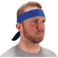 Bandeau de refroidissement Chill-Its 6702 avec polym&egrave;res int&eacute;gr&eacute;s et fermeture &agrave; nouer, Bleu TGS INDUSTRIEL