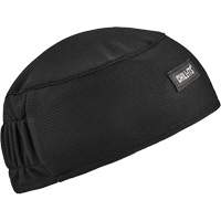 Calotte haute performance avec bandeau en &eacute;pong&eacute; Chill-Its 6630, Noir TGS INDUSTRIEL