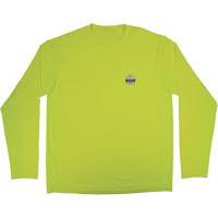 Chemise de refroidissement &agrave; manches longues avec protection solaire et UV Chill-Its 6689, Jaune lime haute visibilit&eacute;, Petit TGS INDUSTRIEL