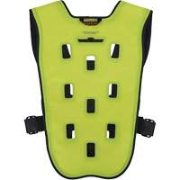 Veste de refroidissement &eacute;vaporatif Chill-Its 6685 avec fermeture &agrave; glissi&egrave;re, T-petit, Jaune lime haute visibilit&eacute; TGS INDUSTRIEL