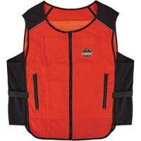 Veste de refroidissement &agrave; changement de phase l&eacute;g&egrave;re avec sachets de recharge Chill-Its 6260, Petit/Moyen, Orange TGS INDUSTRIEL