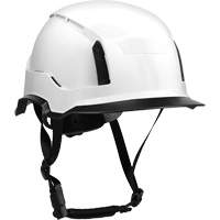 Bordure &eacute;troite compl&egrave;te &agrave; agrafe pour casque d'alpiniste RZRBack, blanc TGS INDUSTRIEL