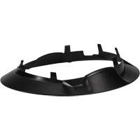 Bordure large compl&egrave;te &agrave; agrafe pour casque d'alpiniste RZRBack, blanc TGS INDUSTRIEL