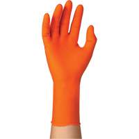 TOUCHNTUFF 93-800 Disposable Gloves, 6.5/7, Latex/Neoprene/Nitrile, 23.6-mil, Powder-Free, Orange TGS INDUSTRIEL