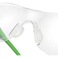 Adapt Lite Grey/Green Safety Glasses, Clear Lens, Anti-Fog/Anti-Scratch, ANSI Z87+/Meets/Exceeds CSA Z94.3 TGS INDUSTRIEL