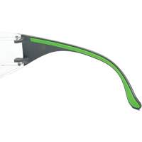 Adapt Lite Grey/Green Safety Glasses, Clear Lens, Anti-Fog/Anti-Scratch, ANSI Z87+/Meets/Exceeds CSA Z94.3 TGS INDUSTRIEL