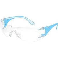 Adapt Lite Blue/White Safety Glasses, Clear Lens, Anti-Fog/Anti-Scratch, ANSI Z87+/Meets/Exceeds CSA Z94.3 TGS INDUSTRIEL