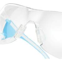 Adapt Lite Blue/White Safety Glasses, Clear Lens, Anti-Fog/Anti-Scratch, ANSI Z87+/Meets/Exceeds CSA Z94.3 TGS INDUSTRIEL