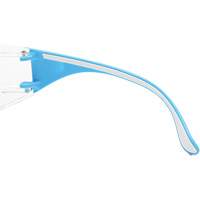 Adapt Lite Blue/White Safety Glasses, Clear Lens, Anti-Fog/Anti-Scratch, ANSI Z87+/Meets/Exceeds CSA Z94.3 TGS INDUSTRIEL
