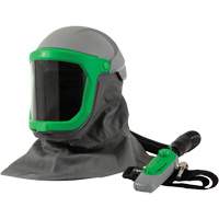 Z-Link Respirator with Safety Lens, FR Shoulder Cape, Breathing Tube & C40, Facepiece Respirator/Welding Helmet TGS INDUSTRIEL