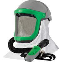 Z-Link Respirator with Tychem 4000 Shoulder Cape & C40, Facepiece Respirator/Welding Helmet TGS INDUSTRIEL