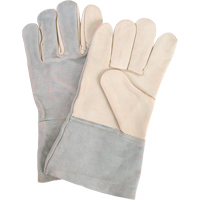 Gants de travail d'usage standard, Grand, Paume en Cuir fleur de vache TGS INDUSTRIEL