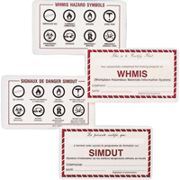 Cartes de portefeuille SIMDUT TGS INDUSTRIEL