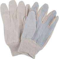 Gants de travail d'usage standard, Grand, Paume en Cuir de vache refendu TGS INDUSTRIEL