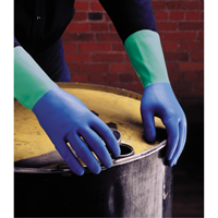 Gants Protector, Taille 6/Petit/6,5, 13" lo, Nitrile/Latex de caoutchouc, Doublure en Ouat&eacute;e, 28 mils TGS INDUSTRIEL