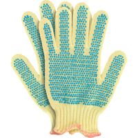 Gants en tricot avec pois, Taille Petit/7, Calibre 7, Rev&ecirc;tement PVC, Enveloppe en Kevlar, ANSI/ISEA 105 niveau 2 TGS INDUSTRIEL