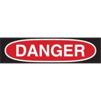 Enseigne Danger, 7" x 10", Polystyr&egrave;ne, Anglais TGS INDUSTRIEL