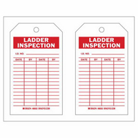 &eacute;tiquettes de rapport d'inspection, Polyester, 4" la x 7" h, Anglais TGS INDUSTRIEL
