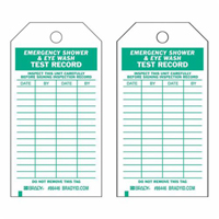 &eacute;tiquettes pour r&eacute;sultats de test, Polyester, 4" la x 7" h, Anglais TGS INDUSTRIEL