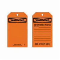 &eacute;tiquettes de s&eacute;curit&eacute; auto-plastifiantes, Polyester, 4" la x 7" h, Anglais TGS INDUSTRIEL