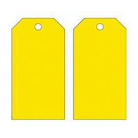 &eacute;tiquettes vierges pour la pr&eacute;vention des accidents, M&eacute;tal, 3" la x 5-3/4" h TGS INDUSTRIEL