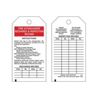&eacute;tiquettes de rapport d'inspection, Polyester, 3" la x 5-3/4" h, Anglais TGS INDUSTRIEL