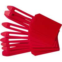 &eacute;tiquettes de cadenassage vierges en plastique, Plastique, 3-1/4" la x 5-4/5" h, Vierge TGS INDUSTRIEL
