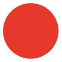 &eacute;tiquettes rondes inscriptibles, Cercle, 1,5" lo x 1,5" la, Rouge TGS INDUSTRIEL