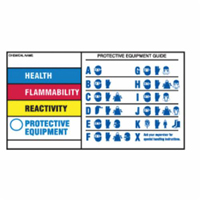 &eacute;tiquettes de protection pour &eacute;quipement, Polyester, Feuille, 5" lo x 3" la TGS INDUSTRIEL