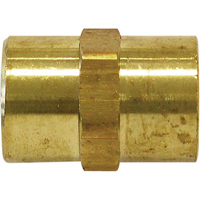 RACCORD FEMELLE HEXAGONA(F)NPT1/2"-(F)NPT1/2"LAI, Laiton TGS INDUSTRIEL