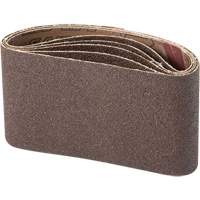 Courroie abrasive pour ponceuse portative, 3" la x 21" lo, Oxyde d'aluminium, Grain 100 TGS INDUSTRIEL