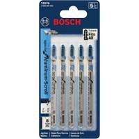 Lames de scie sauteuse, Acier rapide, Tige en T, 4" lo, 8 dents par pouce TGS INDUSTRIEL