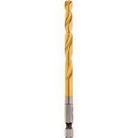 Shockwave Drill Bit, 1/4", Titanium, 2-15/32" Flute, 135° Point TGS INDUSTRIEL