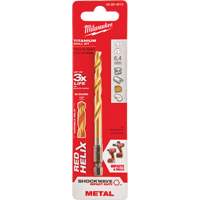 Shockwave Drill Bit, 1/4", Titanium, 2-15/32" Flute, 135° Point TGS INDUSTRIEL