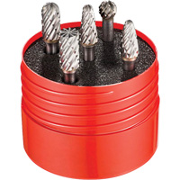 ST Cut Rotary Burr Set, 5 Pieces TGS INDUSTRIEL