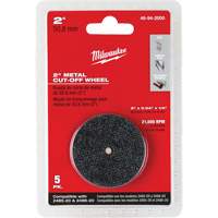 Disque &agrave; tronçonner pour meuleuse &agrave; angle droit M12 Fuel, 2" x 0,04", Arbre de 1/4", Type 1, Oxyde d'aluminium, 21000 Tr/min TGS INDUSTRIEL