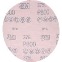 Disque &agrave; pellicule Hookit 375L, dia 6", Grain P800, Oxyde d'aluminium TGS INDUSTRIEL