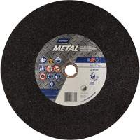 Metal A Chop Saw Cut-Off Wheel, 14" x 3/32", 1" Arbor, Type 01/41, Aluminum Oxide, 4365 RPM TGS INDUSTRIEL