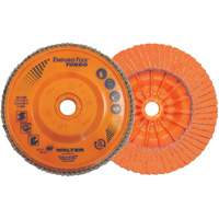 Disque &agrave; lamelles Enduro-Flex Turbo, 4-1/2" x 5/8"-11, Grain 36/60 TGS INDUSTRIEL