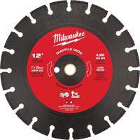 Circular Saw Blade, 12", Ductile Iron Use TGS INDUSTRIEL