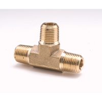 Male Pipe Tees, Brass, 1/2" TGS INDUSTRIEL