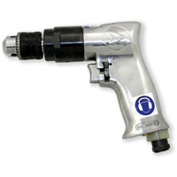 ADX380R Air Drill Rev, 4 CFM, 1/4" NPT, 86.8 dBA, 3/8" Chuck, Keyed TGS INDUSTRIEL