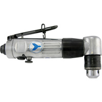 Heavy-Duty Reversible Angle Head Drill, 3/8" Chuck, 1700 No Load RPM TGS INDUSTRIEL