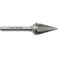 M4-D JET-KUT&reg; Cone Shape Burr, 3/8" Dia., 1/4" Shank, 5/8" Depth of Cut TGS INDUSTRIEL