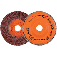 Disque &agrave; lamelles Enduro-Flex, 5" x 7/8", Type 27, Grain 40, Alumine de zirconium TGS INDUSTRIEL