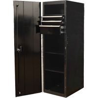 Armoire lat&eacute;rale s&eacute;rie RX, 3 tiroirs, 19" la x 25" p x 61" h, Noir TGS INDUSTRIEL