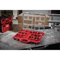 Organisateur profil&eacute; Packout, 19-3/4" x 16-2/5" x 2-1/2", Noir/Rouge TGS INDUSTRIEL
