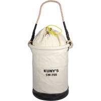 Parachute Top Tool Bucket, 11-1/2" L x 11-1/2" W x 16" H, Canvas, Beige TGS INDUSTRIEL